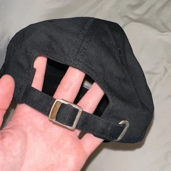 Dermot Kennedy Black Cap with Purple Embroidery - Picture 2 of 4